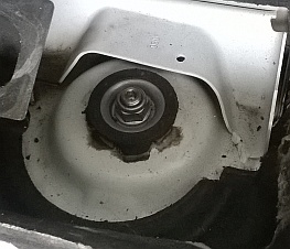 the original safety washer - mounted in place