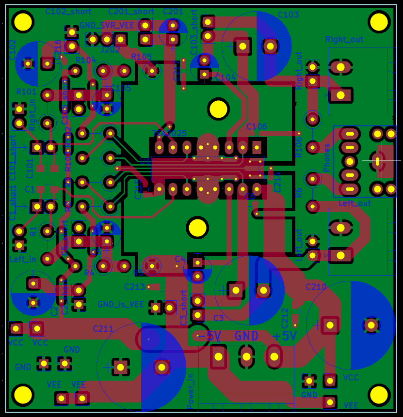 TEA2025 PCB screenshot